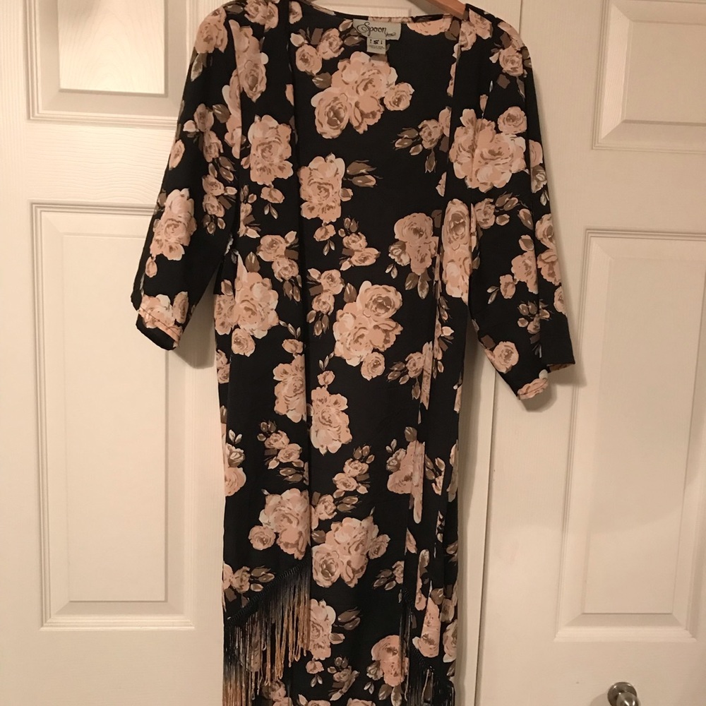 Windsor 3/4 sleeve long cardigan / duster